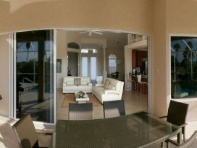Outdoor dining area
